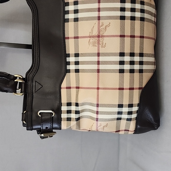BURBERRY Haymarket Check Hepburn Tote Bag - Picture 2 of 16